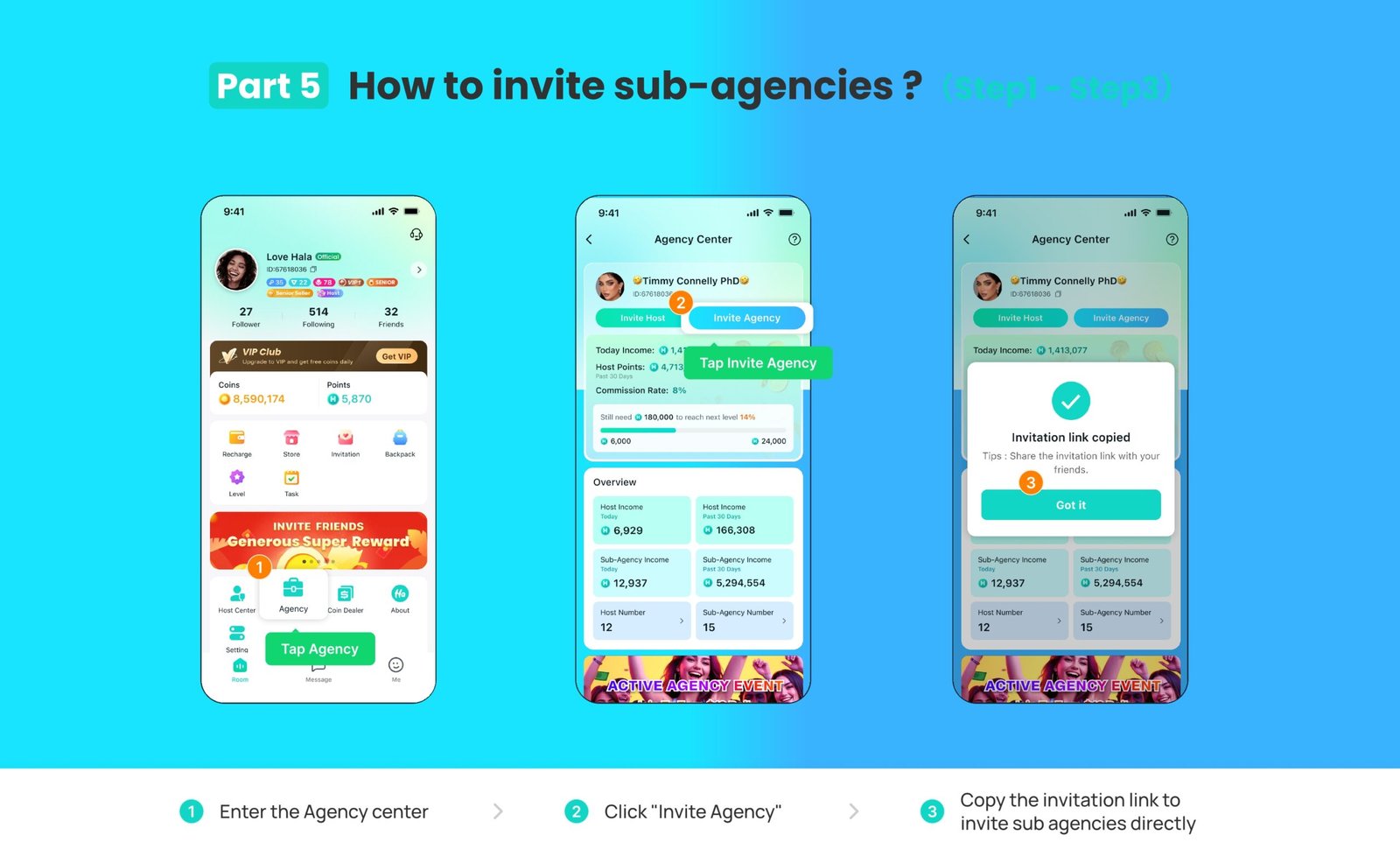 How to Invite Sub-agents Slide 1